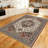 Vintage Living Room Carpet - Large Soft Washable Oriental Traditional Bedroom Antique Farmhouse Carpet - Interior Floor Decoration Carpet - Beige-612657538