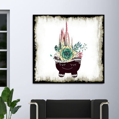 Cereus Echeveria - reproduction sur toile tendue