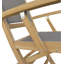 Folding Patio Dining Armchair with Cushion