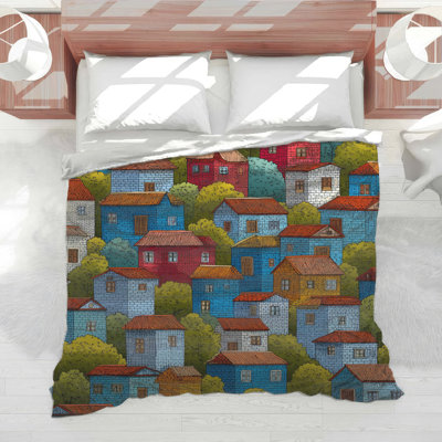 Édredon éclectique maisons
