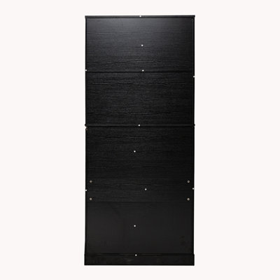 Armoire de rangement 72 po avec 3 tiroirs à clavier, 6 tablettes de porte réglables et un tiroir coulissant