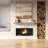 Beam Wood Fireplace Mantel Shelf-17795438-17794964