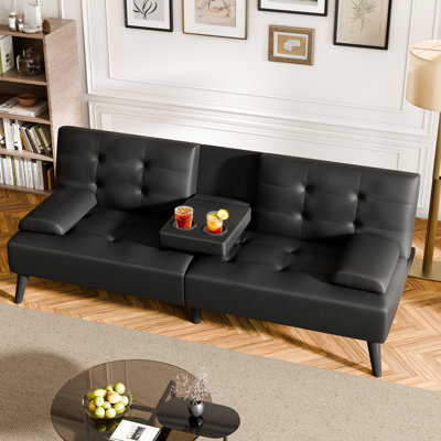 64'' Upholstered Convertible Sofa