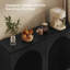 Designer 55'' Curved Three-dimensional Texture Sideboard-2060146008