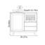 Commode décorative simple et rétro-504926622