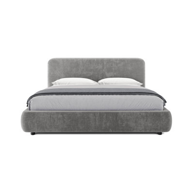 Assamad Bed in Contessa Dove Fabric