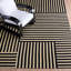 Ralph Lauren Canyon Stripe Patch Wool Striped Rug-1306017168
