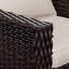 Chaise longue d'extérieur en osier avec coussins-457850156