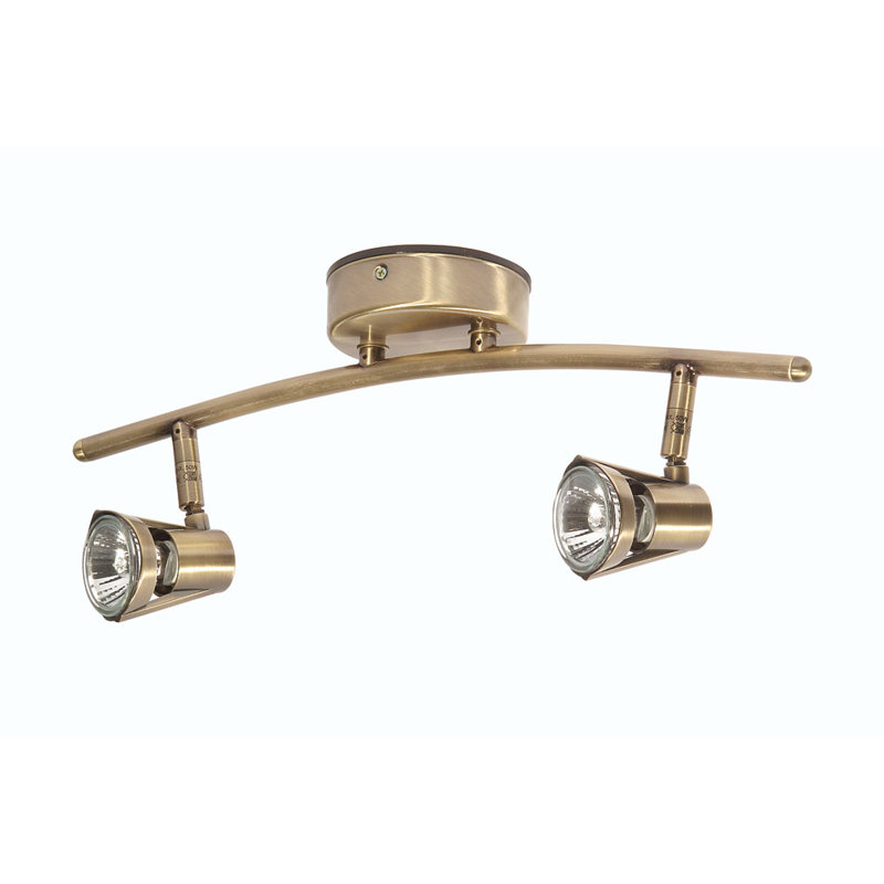 Lys Semi Flush Mount, Gold