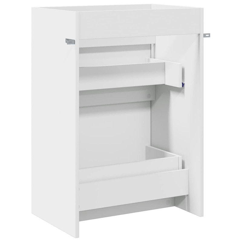 56cm Bathroom Vanity Base Only, White