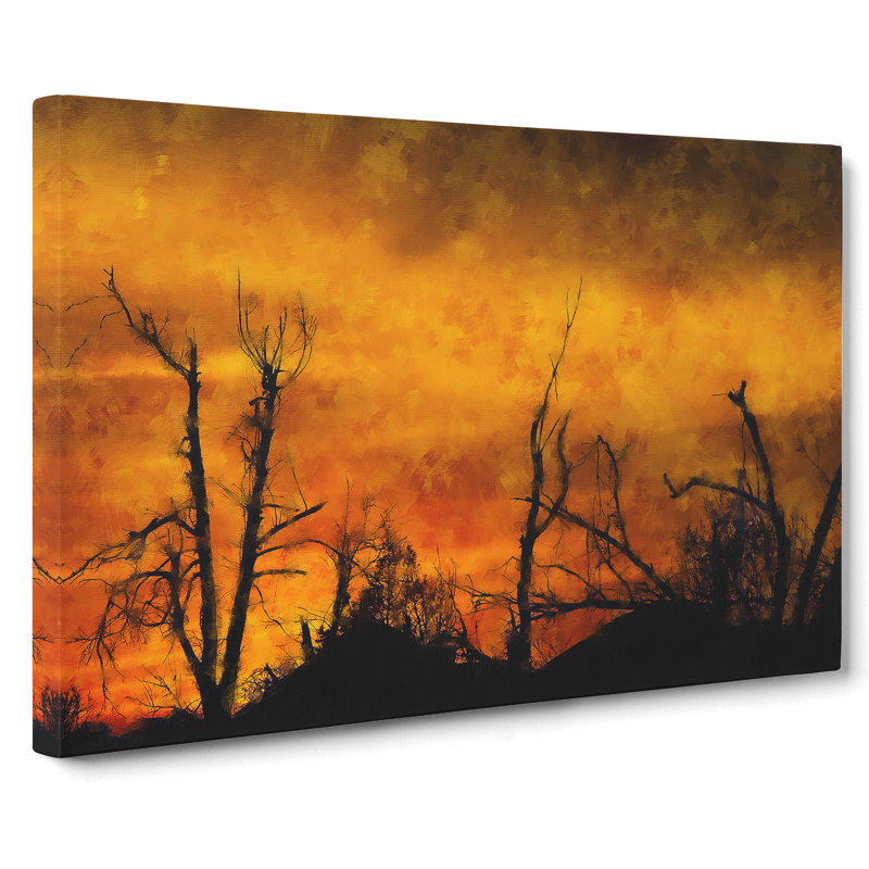Oklahoma Sunset - Wrapped Canvas, 50cm H x 76cm W x 3cm D