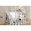 Lit mezzanine double avec tablettes et amp; Rangement - Aucun sommier requis, robuste et robuste Durable!-585222586