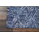 Divernon Geometric Handmade Tufted Wool Denim Area Rug
