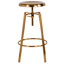 Tabouret de bar pivotant à hauteur réglable Lukachukai-119969028