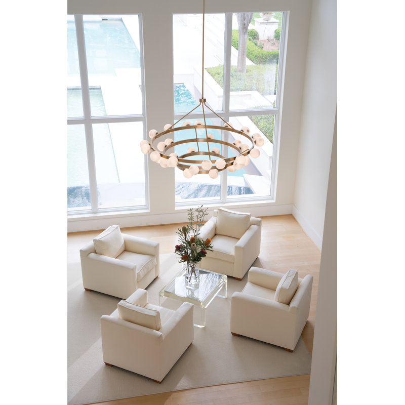 Selene 36 - Light Wagon Wheel Chandelier