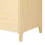 Enceinte de litière naturelle pour chat dans un design de mobilier moderne - 2 portes rabattables pratiques Intérieur spacieux pour garder la maison propre avec filtre en métal Ajout élégant de style noyer