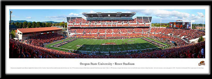 NCAA Oregon State Beavers Framed Photographic Print