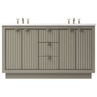 Meuble-lavabo double Lecrieu