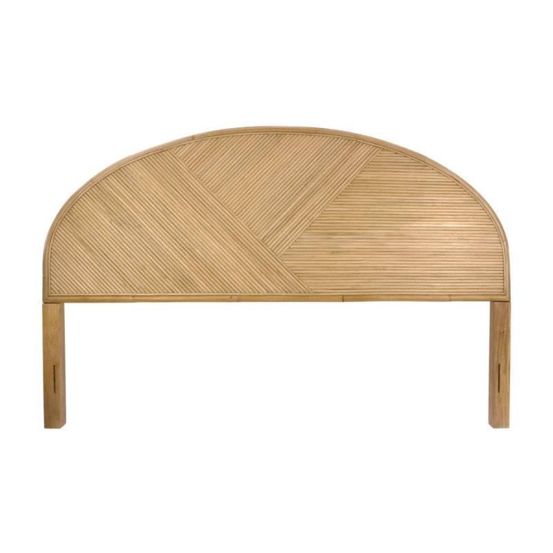 Rattan Ribbed Headboard, King