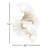 Glam Abstract Wall Decor on Metal