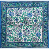 Collection de nappe en coton à motif floral et motif cachemire