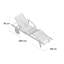 Beard 200cm Long Reclining Eucalyptus Single Chaise