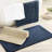 100% Cotton 3000 Gsm Reversible Grey Bath Rug 20x30" - Machine Washable, Medium Pile Rug, Non Slip Option Dense And Comfortable,-781770851