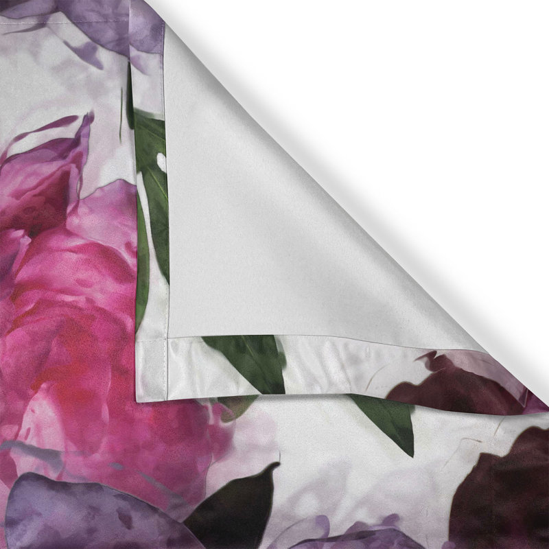 Polyester Semi Sheer Curtain Pair, 140cm W x 400cm L
