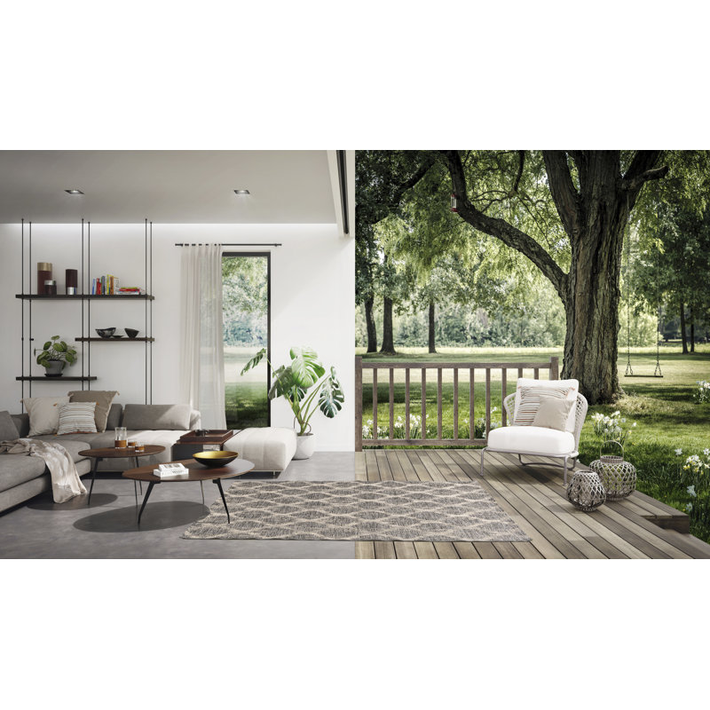 Hofmeister Flatweave Black/Brown/Taupe Rug, Rectangle 120 x 170cm