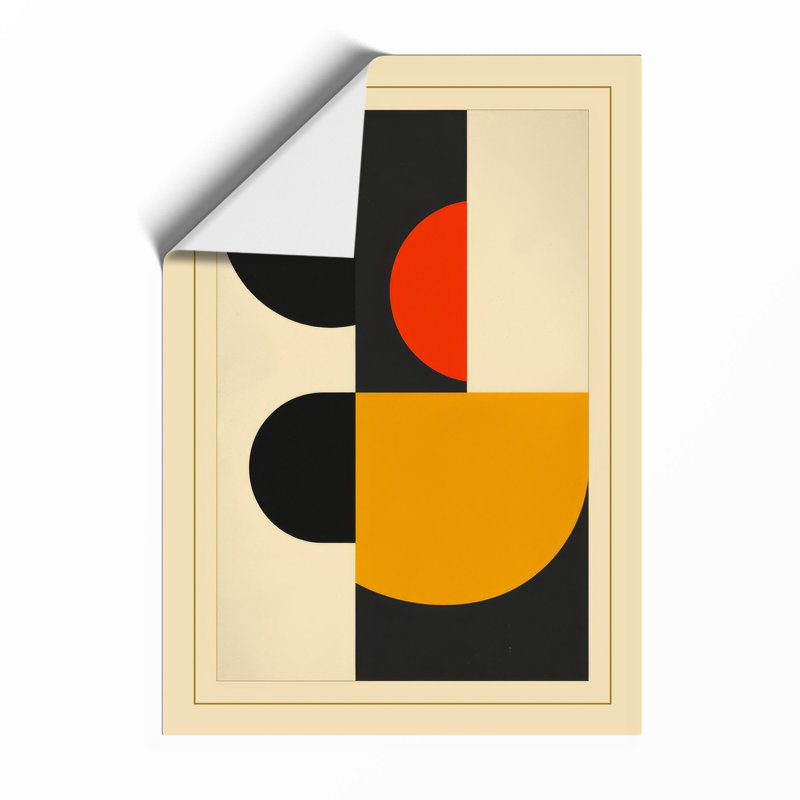 Composition Geometric - Framed Print, Unframed, A2 - 59.4 x 42.0 cm
