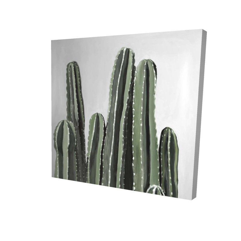 Bougie désertique cactus - toile verte américaine