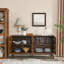 Modern Vintage Sideboard with Adjustable Shelves & 2 Outlet Holes-1439448508