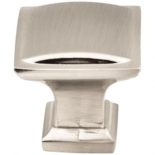 Annadale Square Knob, Satin Nickel, 1 1/4"