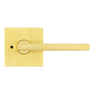 Halifax Privacy (Bed & Bath) Door Lever with Square Rosette Multipack