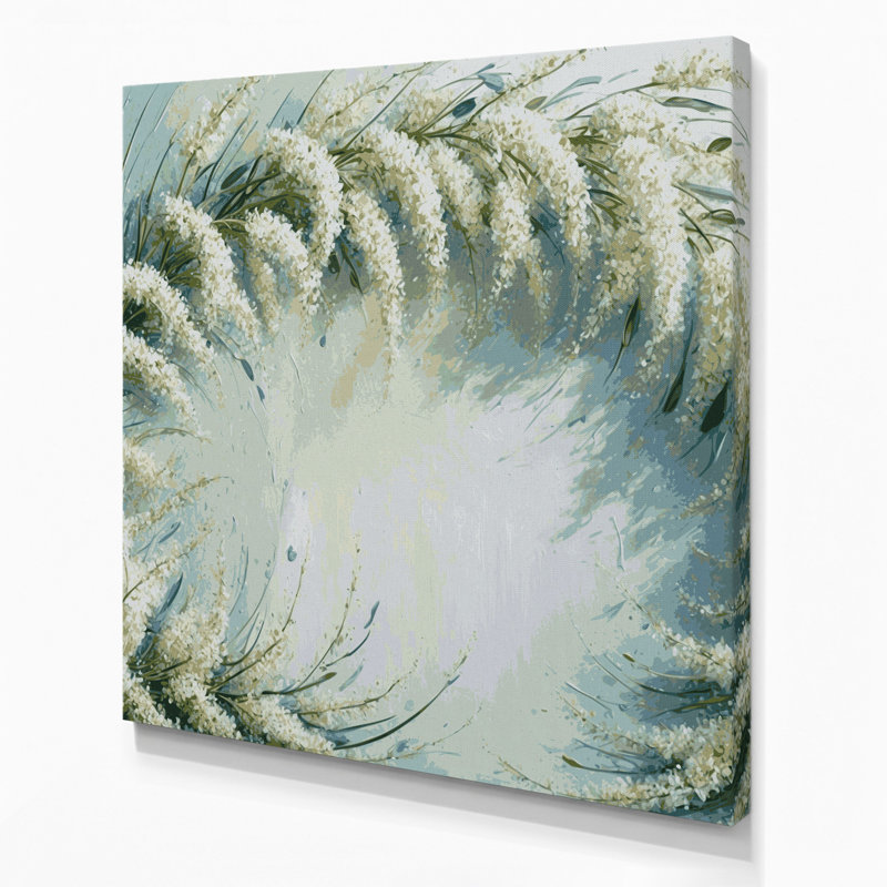 Art mural sur toile Botanical Elderflower, H 8 po x l 8 po