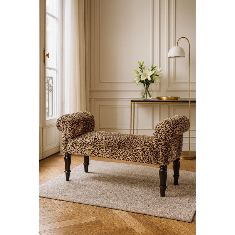 Razik Velvet Upholstered Bench