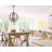Wane 5-Light Indoor Black & Antique Gold Globe Candelabra Chandelier-1342190002