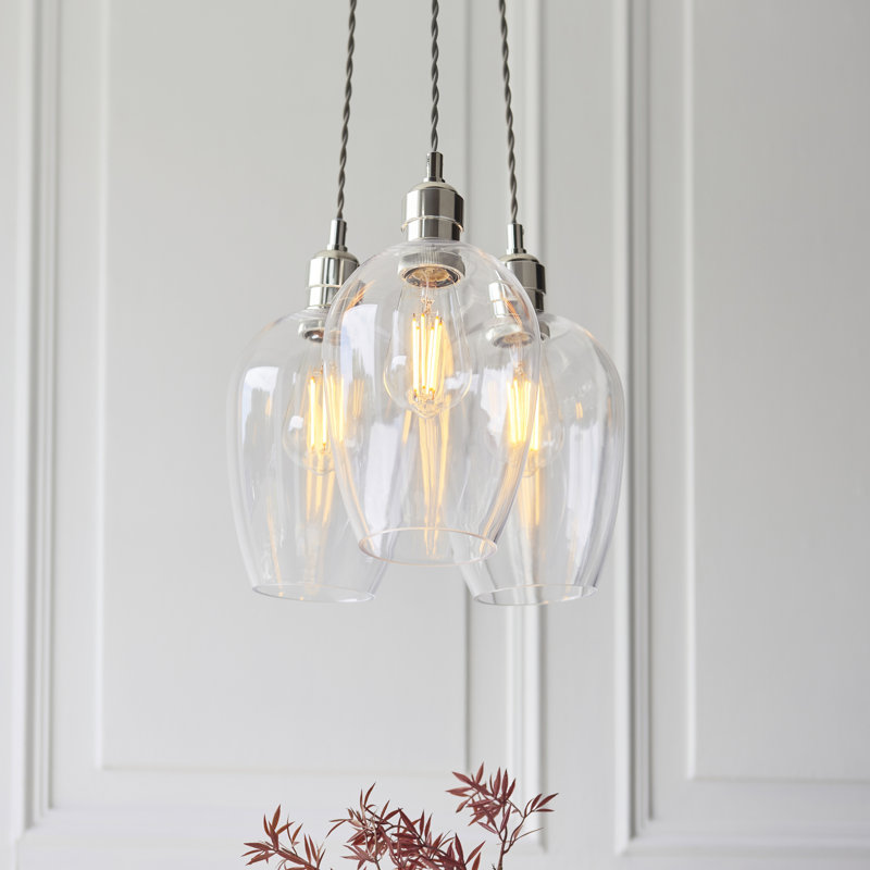 Alans 3 - Light Chandelier, Nickel