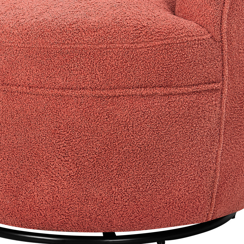 Chaise pivotante 360 en corail - Confort et design moderne avec zone, Corail