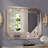 Jules Engineered Wood Flat Wall Mirror