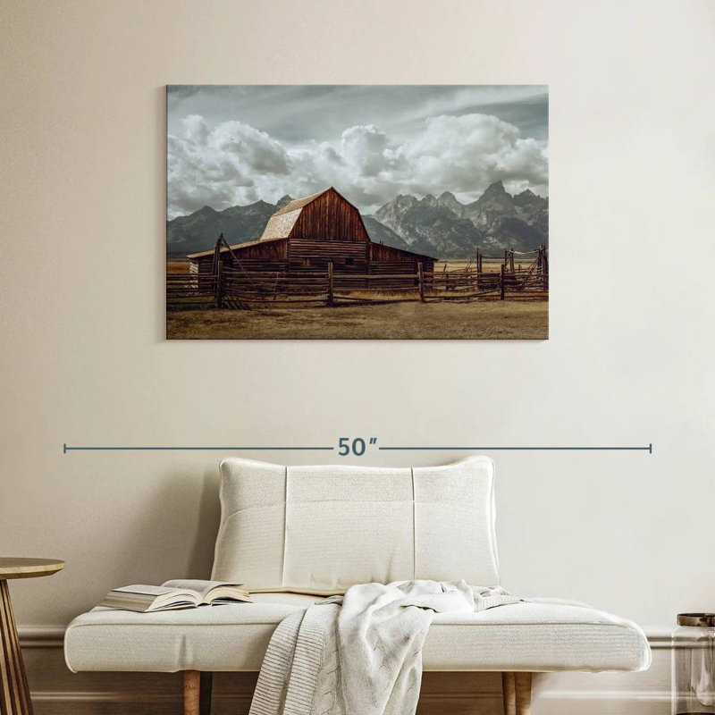 Grand Teton Barn, H 26 po x l 39 po