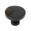 Spectra large round knob in Matte Black finish with Magpul Green