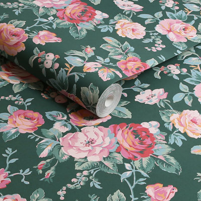 Cath Kidston Garden Rose Floral Wallpaper