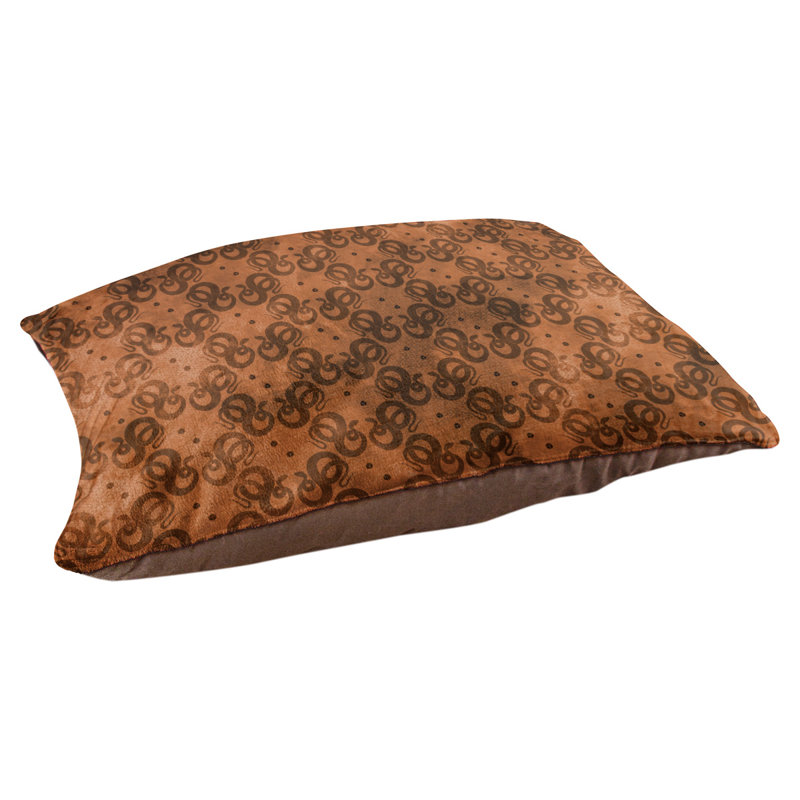 Coussin de créateur de serpents Byrge, L 52 po x l 42 po, Orange