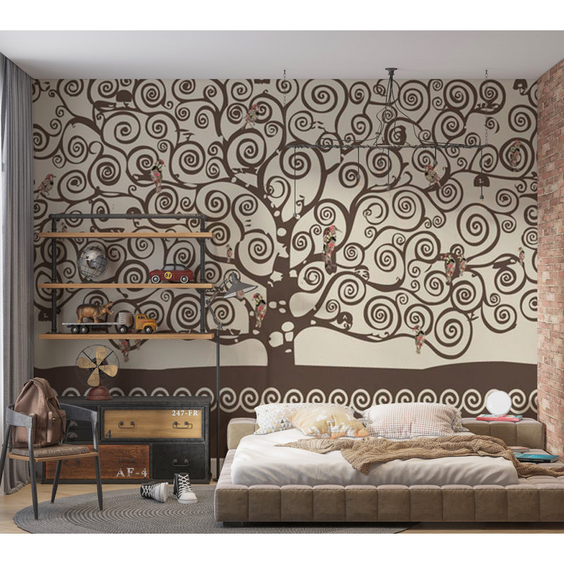 Non-Pasted Wall Mural, 106" L x 137" W