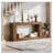 Wood Console Table with Storage Space-Saving Design