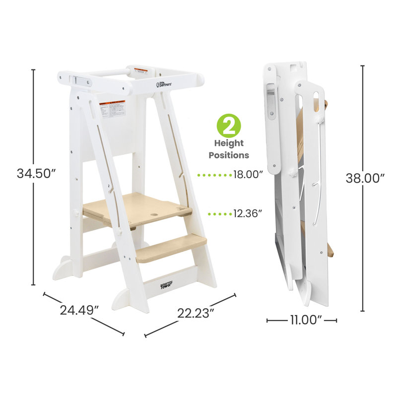 Tour d'apprentissage «Apprendre et plier», Blanc