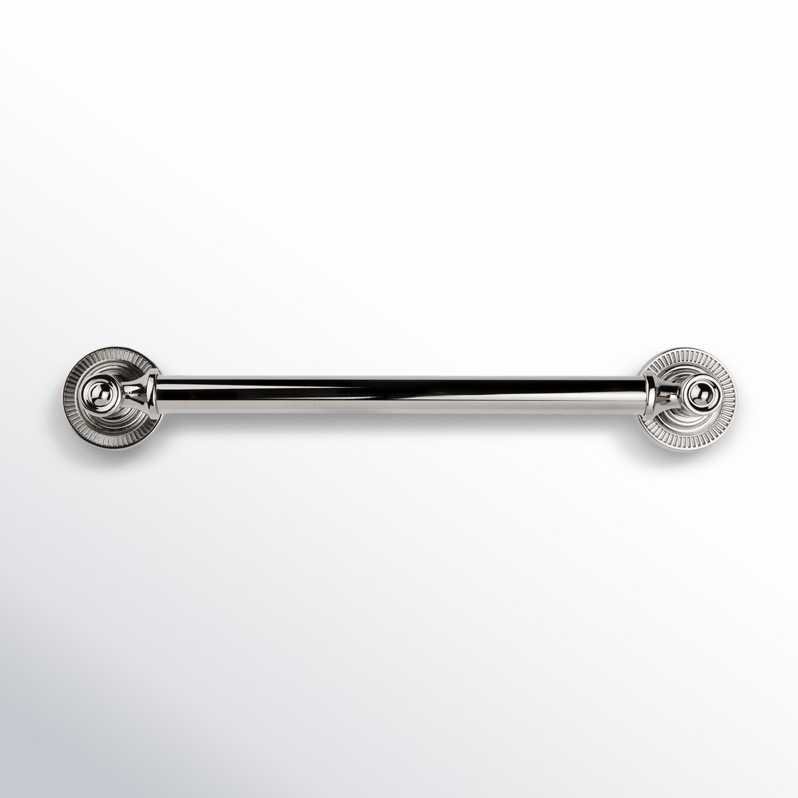 Minted Bar Cabinet Pull, Polished Nickel, 6"
