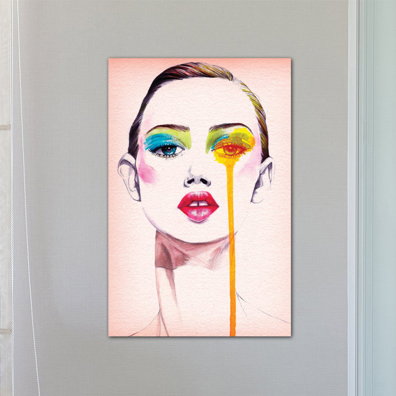 "rongrong devoe" , reproduction d’art sur toile tendue, H 26 po x l 18 po x P 1,5 po