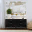 Mayfair 6 Drawer Wood and Marble Dresser-1949127478